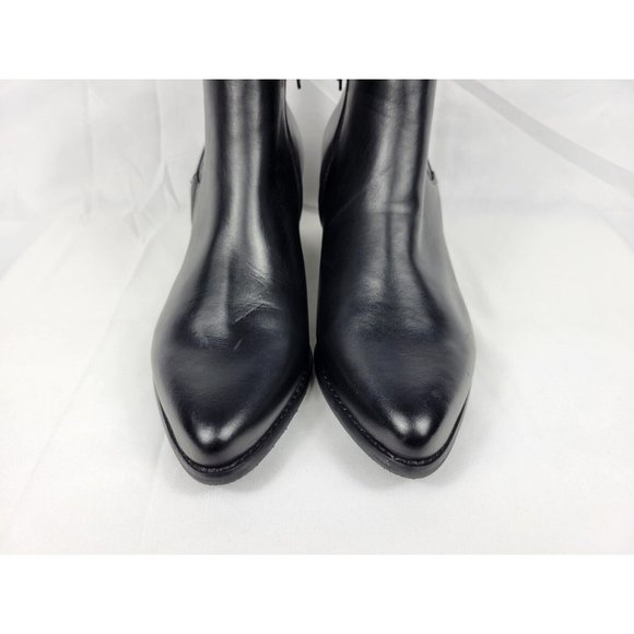 Blondo Elvina Waterproof Leather Zip Ankle Boots Womens Size 9 M Black B5768-017 - Picture 8 of 11